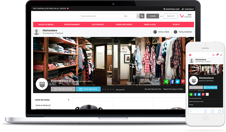Structure of Multi Vendor Store