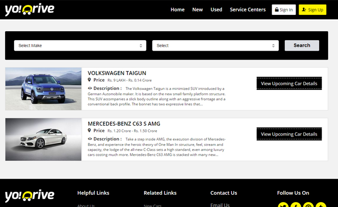 Online Car Buying and Selling Website